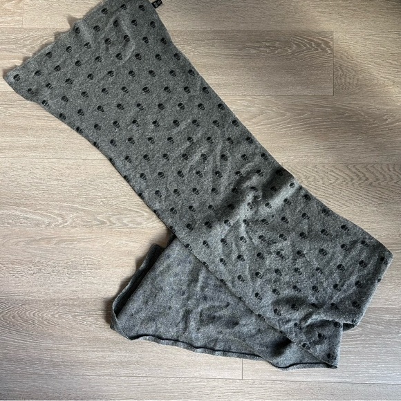 John Varvatos Other - John Varvatos Cashmere Scarf with Scull Design